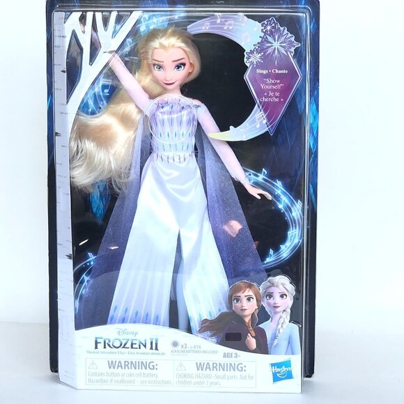 New in Box-Hasbro Disney Frozen 2  Musical Adventure Elsa Doll - Picture 3 of 13